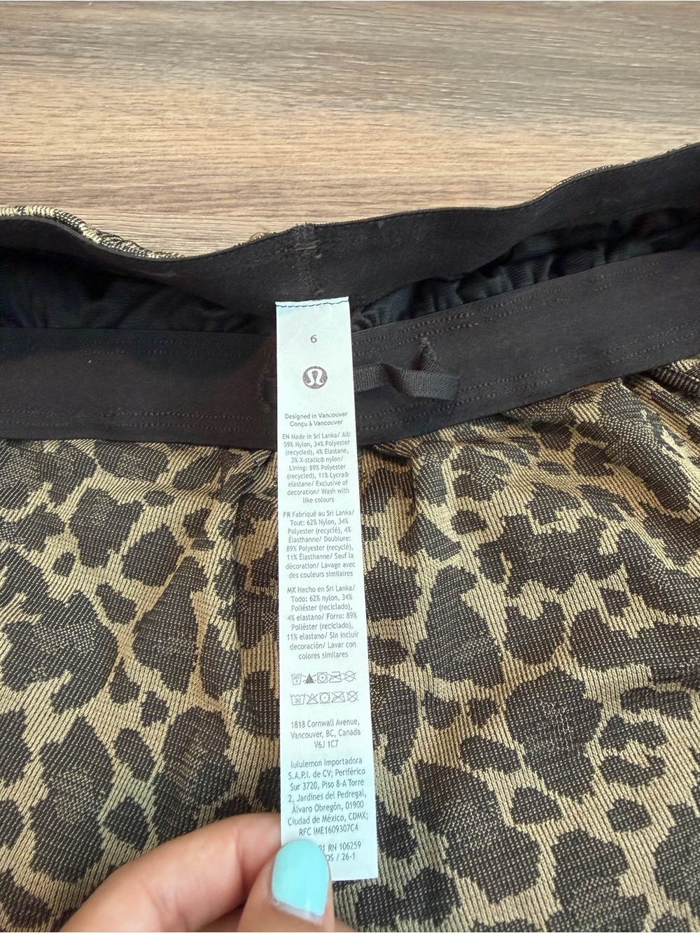 NWT Lululemon Swiftly Mid-Rise Short 3” Size 6 Leopard Print Silverescent Run - Picture 9 of 10